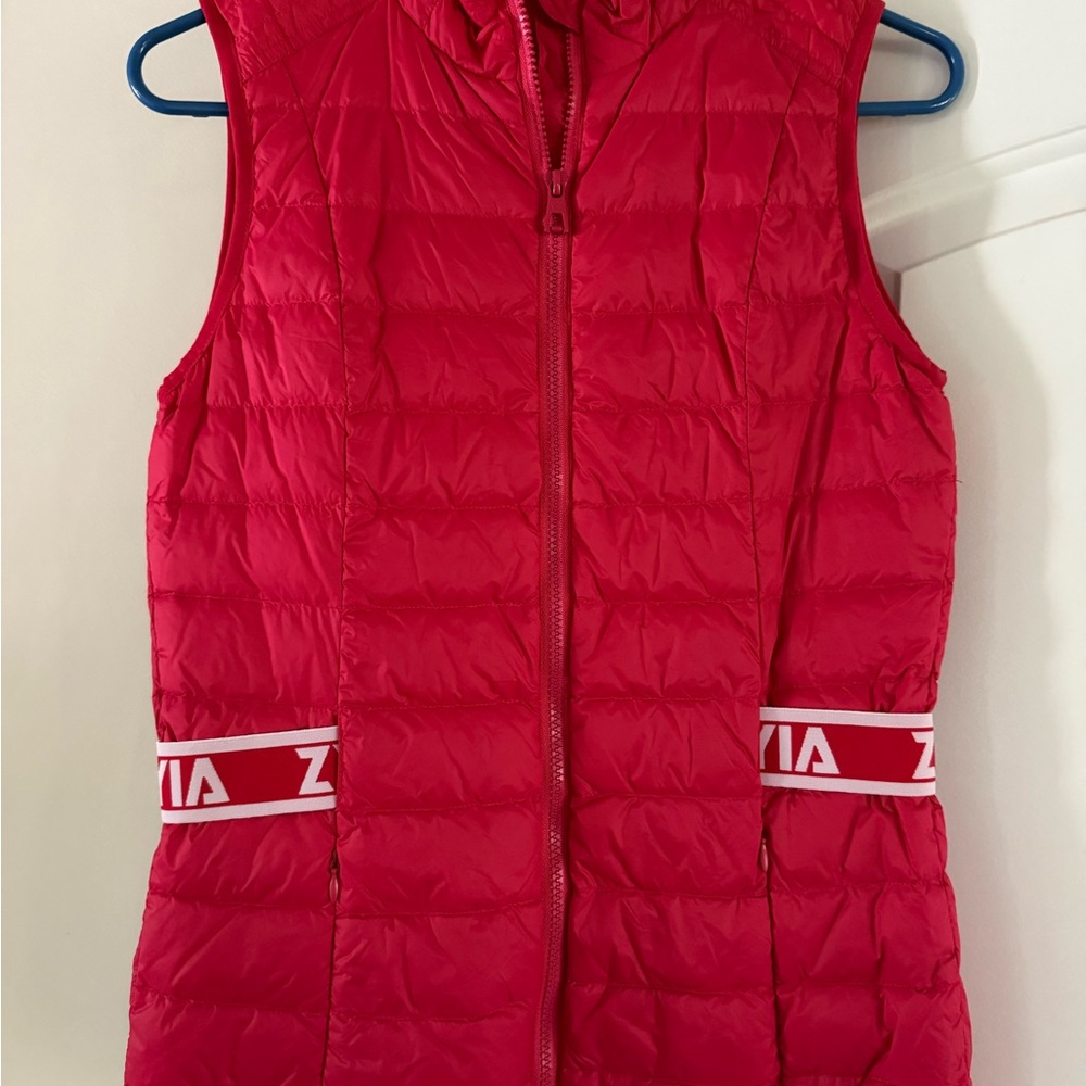 Red ZYIA Puffer Vest